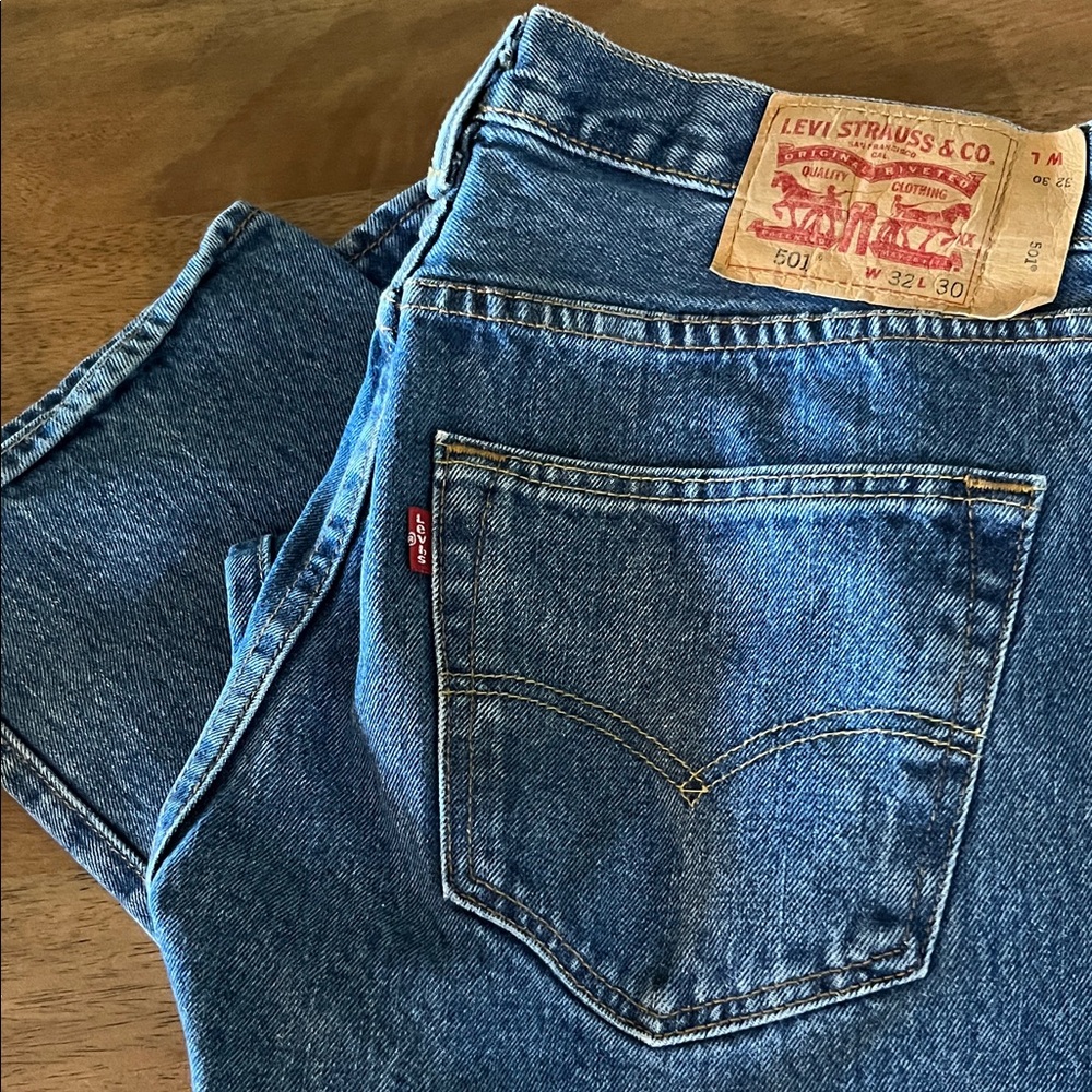 Levi's Classic Straight Blue Jeans
